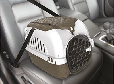 Bama Pet Transportbox 52x33x34 cm Taupe/Wit - thumbnail