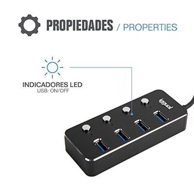 Hub USB iggual IGG318485