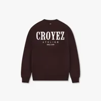 Croyez Gallery Knit Sweater Heren Donkerrood - Maat S - Kleur: Donkerrood | Soccerfanshop - thumbnail