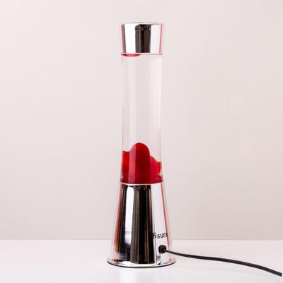 Lavalamp Zilver Met Rode Lava Lavalamp Zilver Met Rode Lava