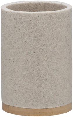 Tandenborstelbeker Sealskin Grace 10,2 x 7,2 cm Polyresin Zand Tandenborstelbeker Sealskin Grace 10,2 x 7,2 cm Polyresin Zand