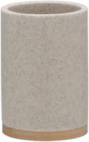 Tandenborstelbeker Sealskin Grace 10,2 x 7,2 cm Polyresin Zand - thumbnail