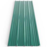 Metalen profielplaten voor dak of wandmontage groen , set 12 stuks - thumbnail