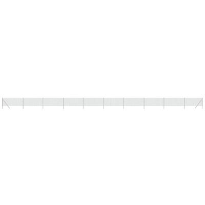 VidaXL Gaashek 0,8x25 m zilverkleurig