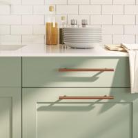 Handvatten 20 st 192 mm roestvrij staal bronskleurig - thumbnail