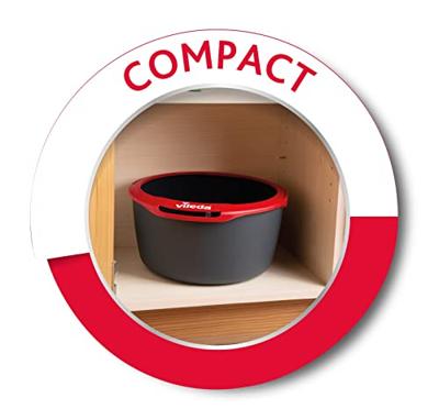 Mop with Bucket Vileda Spin & Clean Draaiend Polypropyleen