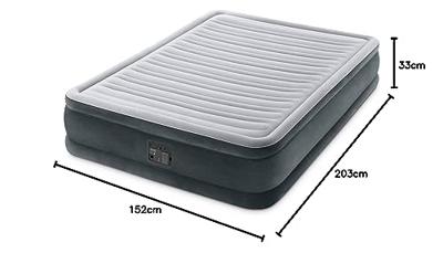 Intex 67768NP Comfort Plush Luchtbed 191x137x33 cm Grijs