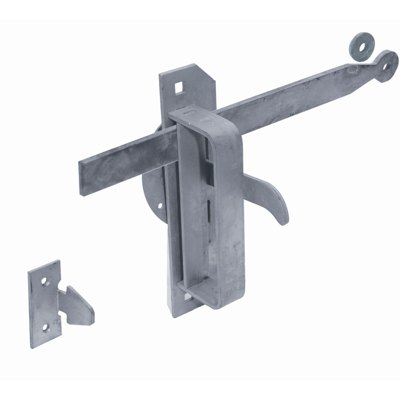 GB WM-klinkstel met plaatneus thermisch verzinkt; 10 stuks | 10 stuks - GB71410