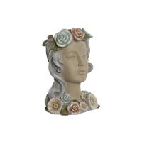 Grondlegger Home ESPRIT Multicolour Crème Magnesium chica 32 X 30 X 48 cm - thumbnail