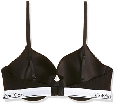 Calvin Klein BH - Modern T-shirt BH - Katoenen bh met beugel - Met vulling - 80A - Zwart