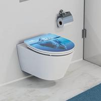 Duroplast High Gloss WC-bril ICEBERG met soft-close en quick-release - thumbnail