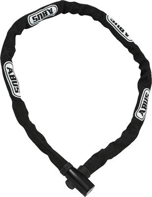 Abus kettingslot 4804k/110 zwart, 4mm dik, 110cm, fiets - thumbnail