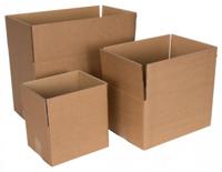 Verzenddoos, enkele golf, 3 mm, bruin, ft 400 x 300 x 300 mm - thumbnail