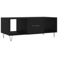Salontafel 102x50x40 cm bewerkt hout zwart - thumbnail