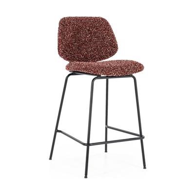 Eleonora Barstoel 'Jon' kleur Rood (zithoogte 66cm)