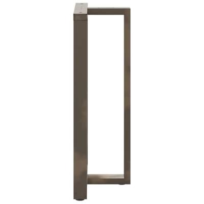 Bartafelpoten 2 st T-vormig 60x35x(110-111) cm staal naturel