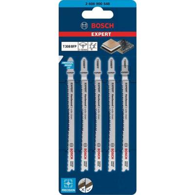 Bosch Accessories 2608900548 Expert Hardwood 2-side clean T 308 BFP decoupeerzaagblad, 5 stuks 5 stuk(s) Bosch Accessories 2608900548 Expert Hardwood 2-side clean T 308 BFP decoupeerzaagblad, 5 stuks 5 stuk(s)