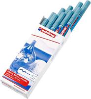 Paintmarker edding 751 oliebasis 1-2mm mtl blauw | 10 stuks - thumbnail