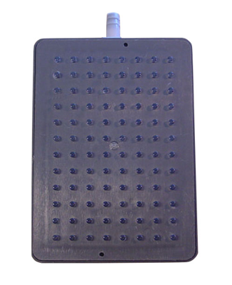 Hoofddouche voor Douchekolom Wiesbaden Huron 8x12 cm RVS