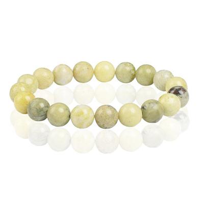 Memphis Natuursteen Armband 10mm - Lemon Stone Memphis Natuursteen Armband 10mm - Lemon Stone