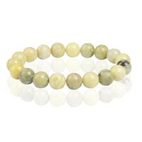Memphis Natuursteen Armband 10mm - Lemon Stone - thumbnail