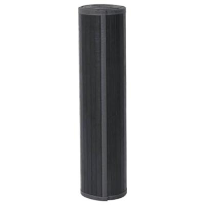 Vloerkleed rechthoekig 70x500 cm bamboe grijs