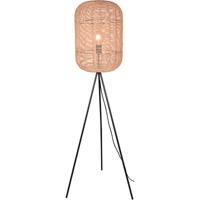 LED Vloerlamp - Trion Tuna - E27 Fitting - Rond - Mat Nikkel - Aluminium - thumbnail