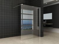 Wiesbaden Comfort inloopdouche 1400 x 2000 x 8 mm nano helder glas/chroom 20.3813 - thumbnail