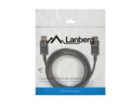 Kabel DisplayPort Lanberg CA-DPDP-10CC-0018-BK (1,8 m) 4K Ultra HD - thumbnail