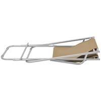 Ligstoelen verstelbaar 69x61x94 cm staal taupe 2 st - thumbnail