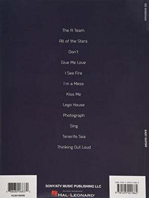 Hal Leonard Ed Sheeran for Easy Guitar songboek voor gitaar Hal Leonard Ed Sheeran for Easy Guitar songboek voor gitaar
