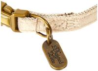Beeztees K&Bz halsband kat velura, grijs, 20-30 x 10 mm, 150 g - thumbnail