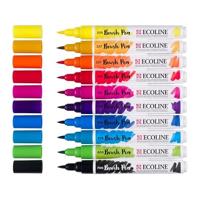 Talens ecoline brush pen, 10st. - thumbnail