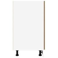 Onderkast 60x46x81,5 cm bewerkt hout artisanaal eikenkleur - thumbnail