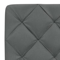 Bedframe met LED zonder matras 80x200 cm stof donkergrijs - thumbnail