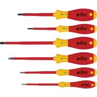 Wiha schroevendraaierset softfinish electric (rood/geel, 6-delig) - thumbnail