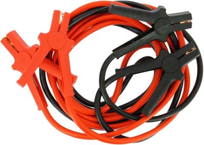 Pakket van 2 startkabels - XLPT - 35 mm² - 4,50 m - Geïsoleerde klemmen - Opbergtas inbegrepen