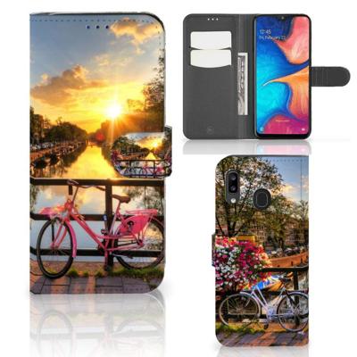 Samsung Galaxy A30 | Flip Cover | Amsterdamse Grachten Samsung Galaxy A30 | Flip Cover | Amsterdamse Grachten