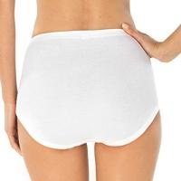 2-Pack Taille dames slips - Fein rib original - 100% biologisch katoenen dames onderbroek - Zachte randen - comfortabel - thumbnail