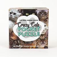 Pocket Puzzel (100 Stukjes) - Crazy Cats - thumbnail