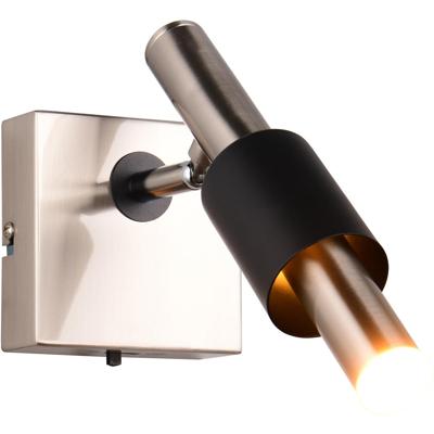 LED Wandspot - Trio Select Ikaris - 1 Lichtpunt van 4.5 Watt - Dimbaar - Aanpasbare Lichtkleur - Mat Nikkel - Metaal