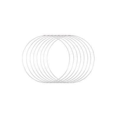 Vaessen Creative • metalen ringen set ø20cm 3mm wit 8x