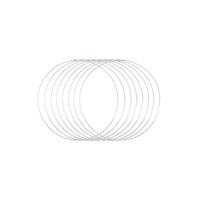 Vaessen Creative • metalen ringen set ø20cm 3mm wit 8x - thumbnail