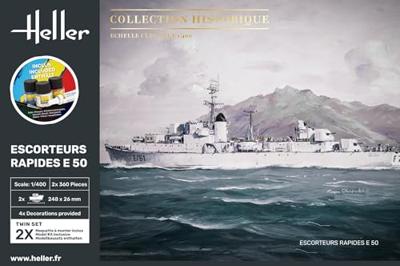 Heller 57093 STARTER KIT Escorteurs Rapides E 5O Bouwpakket Schaal 1:400