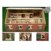 Kids Globe globe paardenstal met 7 boxen, 1:24 - thumbnail