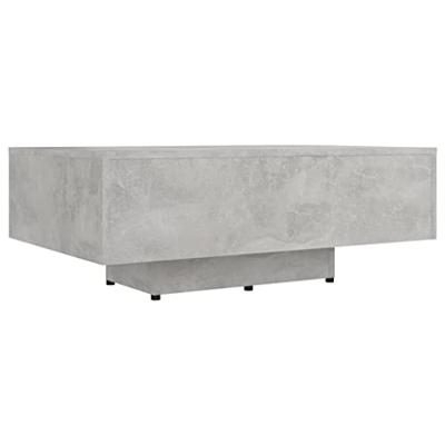 VidaXL Salontafel 85x55x31 cm bewerkt hout betongrijs