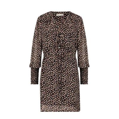 Freebird jurk Healy met all over print bruin Freebird jurk Healy met all over print bruin