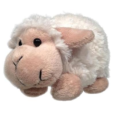Pluche schaap 20cm met kraalogen