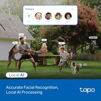 Tapo C560WS 4K 360° Beveiligingscamera/Bewakingscamera Buiten, WiFi 6 Dual-Band IP Camera, Nachtzicht, Gratis AI-detectie, Smart Tracking, Licht & Geluidsalarm, 2-weg Audio, microSD tot 512 GB - thumbnail