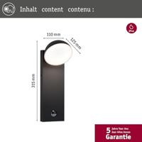 Paulmann Puka PIR 94739 Buitenlamp (wand) LED 8.5 W Antraciet - thumbnail